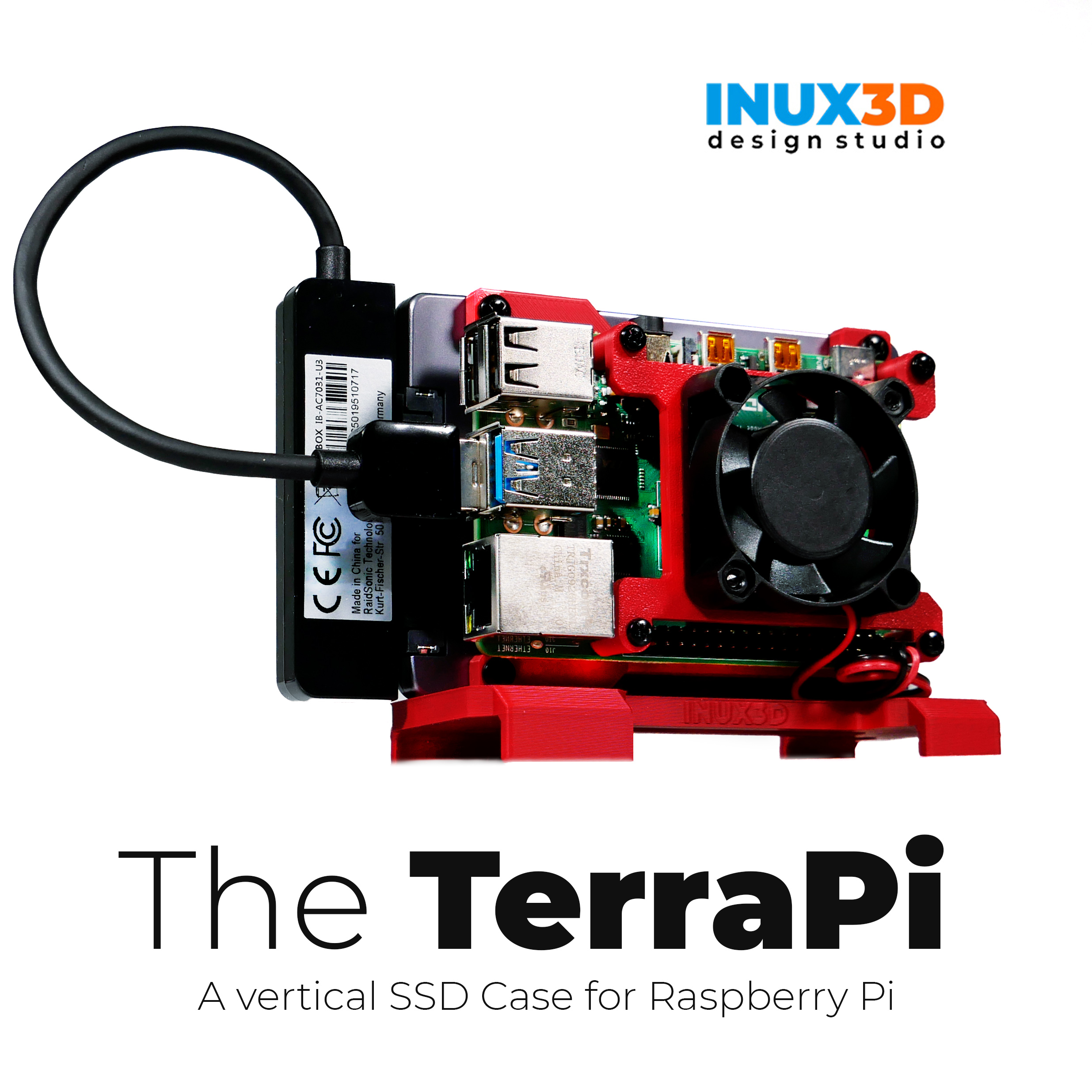 The TerraPi  A Raspberry Pi SSD Case - The TerraPi Family